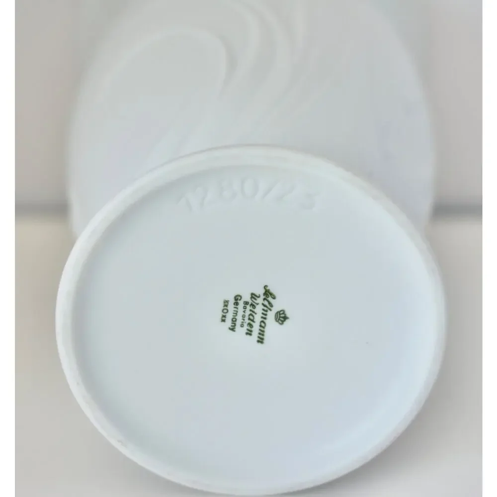 Modernist Seltmann Weiden Bavaria White Bisque Bavaria Ceramic 9